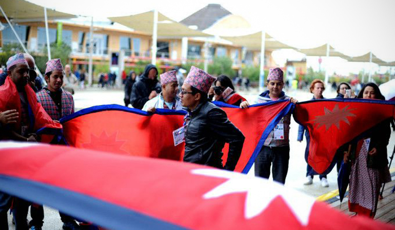 EXPO celebra il National Day e raccolta fondi per il Nepal