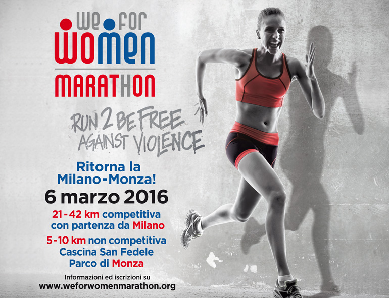 We for Women Marathon contro violenza