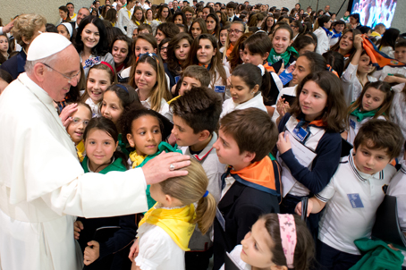 Papa Francesco Incontra gli Studenti